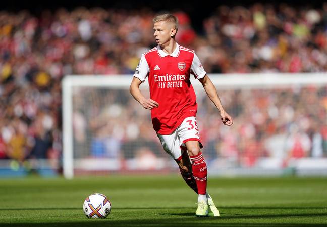 Zinchenko is good enough to play in the Arsenal 'Invincibles' team according to Frimpong. (Image Credit: Alamy)