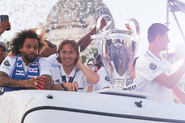 Modric is now a five time Champions League winner. Image: Alamy
