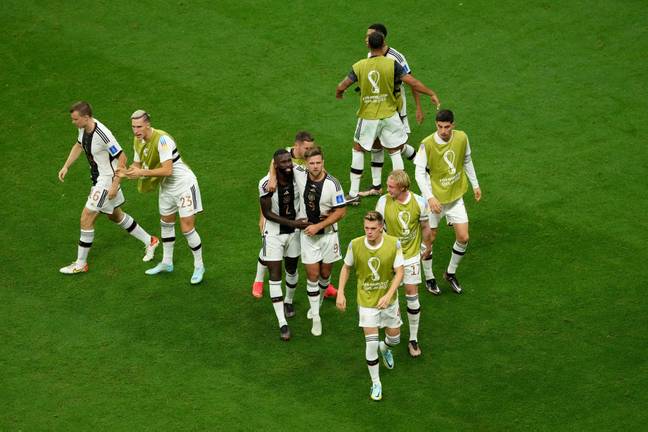 Gjermania feston golin e saj ndaj Spanjës.  Imazhi: Alamy