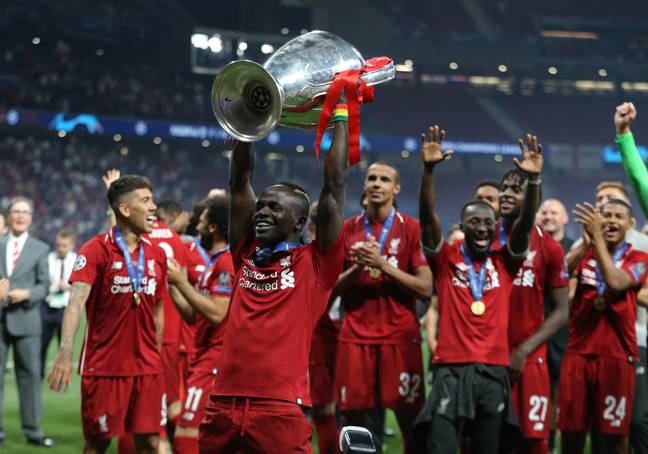 Mane helped win the Champions League in 2019. Image: Alamy