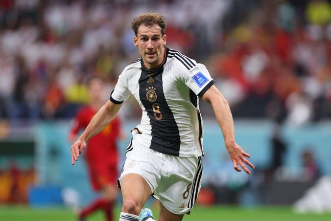 Leon Goretzka in action for Germany at the World Cup. Image: Alamy 