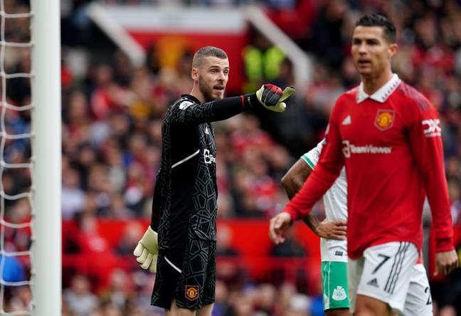 De Gea and Ronaldo could both leave in the summer. Image: Alamy