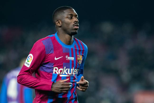 Dembele is out of contract at the end of the season (Image: Alamy)