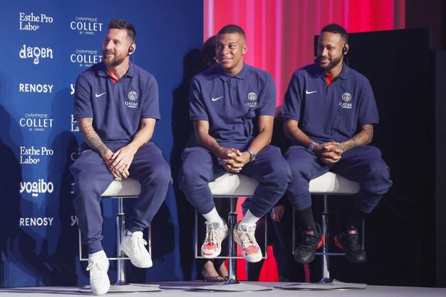 Can the trio of Messi, Mbappe and Neymar really work this season? Image: Alamy