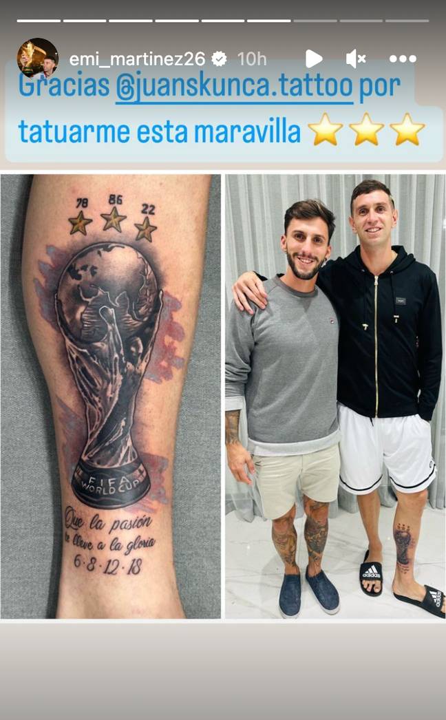 Image credit: Instagram/emi_martinez26