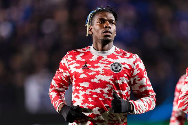 Pogba is yet to feature under Rangnick because of a groin injury (Image: Alamy)