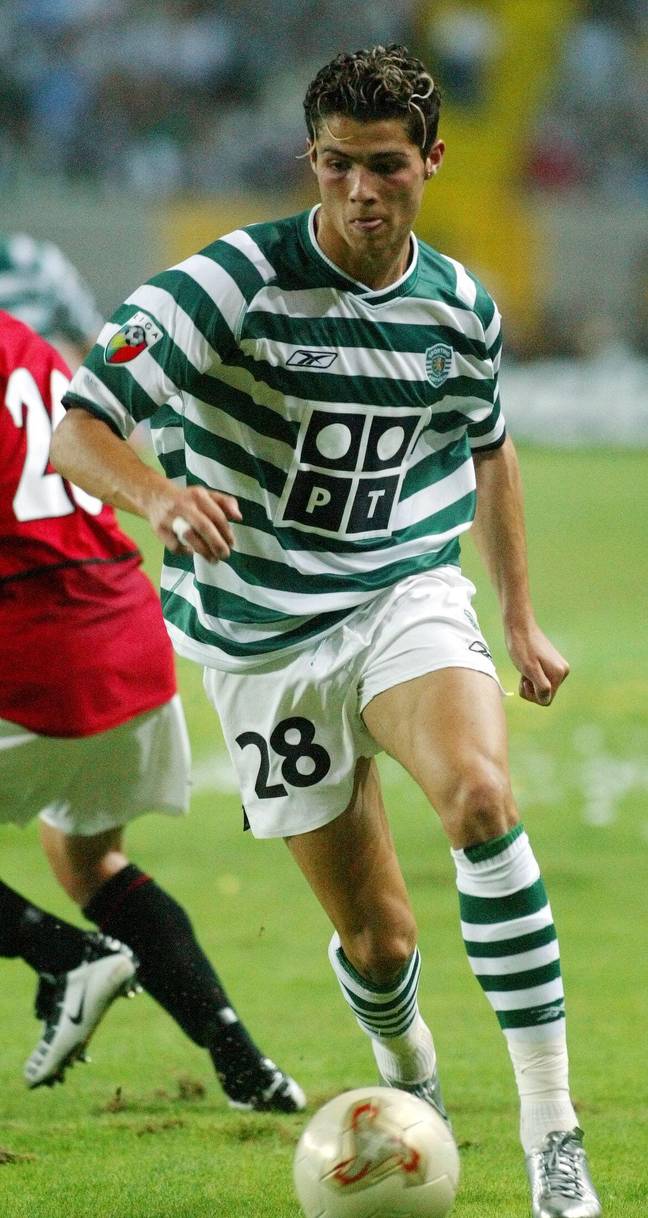 Cristiano Ronaldo joined Manchester United from Sporting CP in 2003 (Image: Alamy)