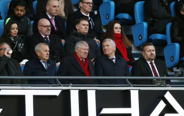 Ferguson was watching in the stands at the Etihad (Image: PA)