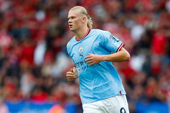 Erling Haaland is the bookies' favourite to win the Golden Boot (Image: Alamy)