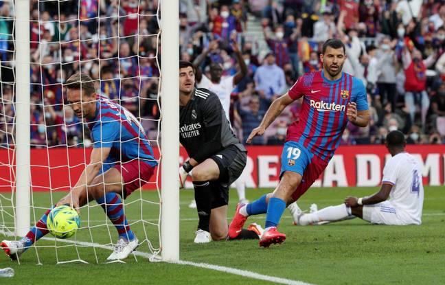 Aguero's last ever goal came against Real Madrid in El Clasico. Image: PA Images