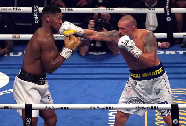 Usyk beat Joshua in September of last year (Image: PA)