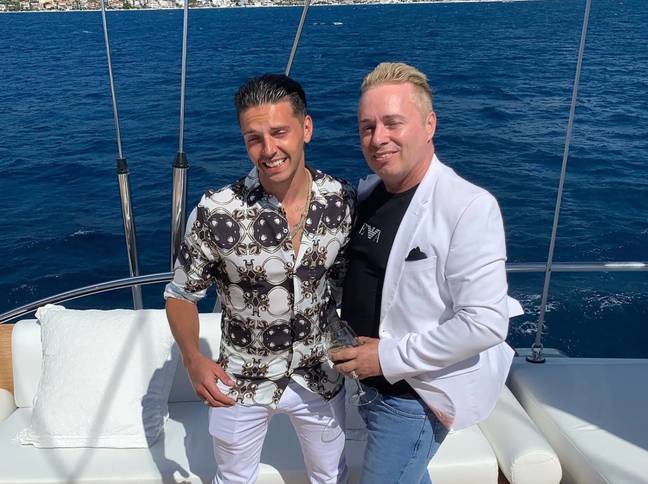 The two have splashed out on a glitzy yacht for the newborn worth millions. Credit: donbarrie1/Instagram