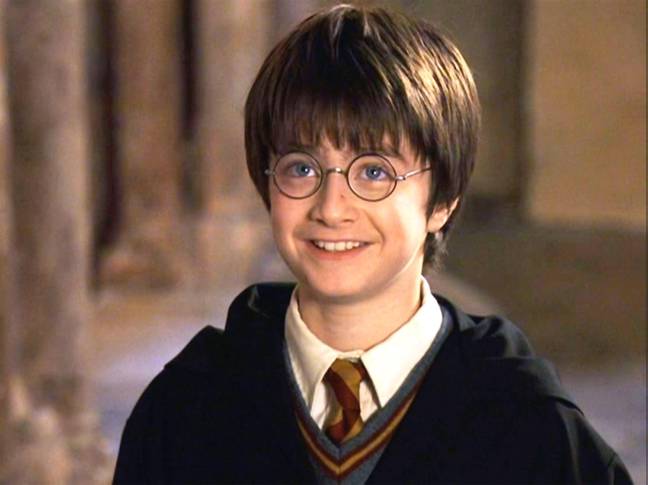 A baby-face Daniel Radcliffe playing Harry Potter in the Philosopher's Stone. Credit: Alamy