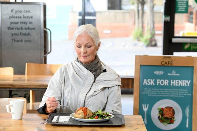 It's a discreet way to ask for a free meal if you need one. Credit: PA Images / Alamy Stock Photo