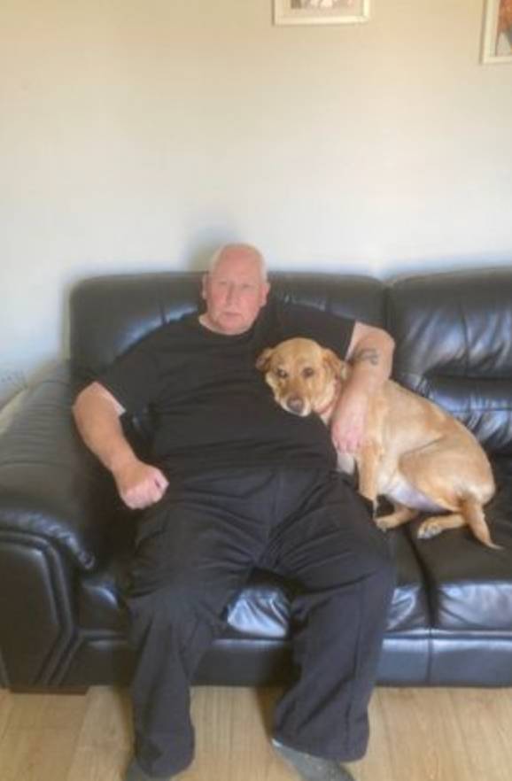 Paul and his wife Jane have had Mazie since she was just a pup. Credit: Triangle News