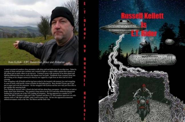 Russ Kellett released a book about his alien encounters. Credit: Russ Kellett