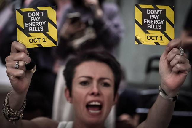 The plan was to not pay the energy bills on 1 October. Credit: Guy Corbishley / Alamy Stock Photo