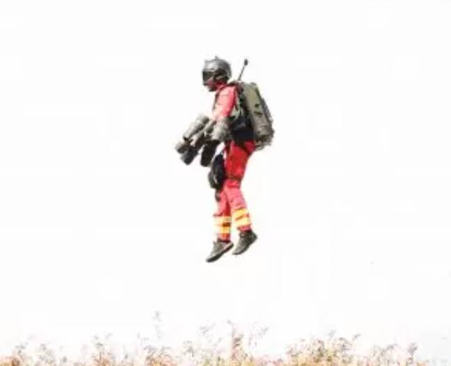 The Jet Pack increases response time for paramedics. Credit: Great North Air Ambulance