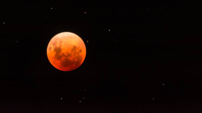 Credit: Blood moon Stock Photo - Alamy