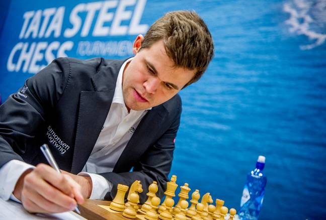 Magnus Carlsen.  Credit: Aflo Co. Ltd. / Alamy