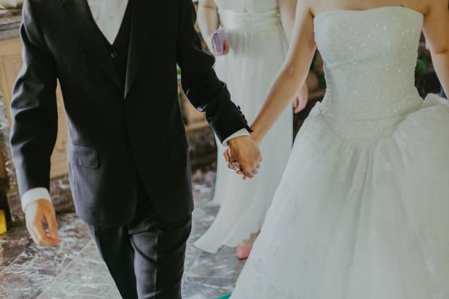 The groom wasn't happy. Credit: Pexels/Jeremy Wong