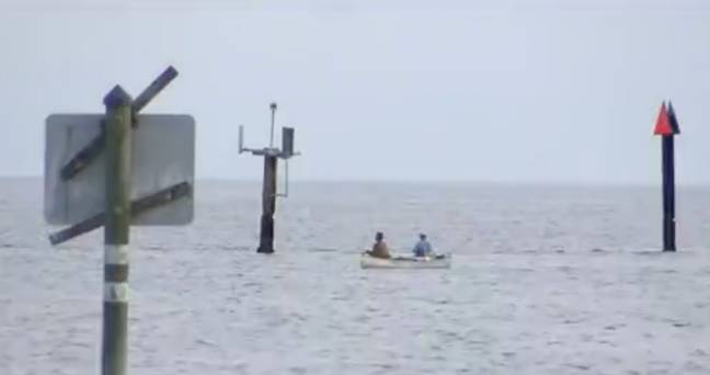 The incident unfolded on Florida's Gulf Coast. Credit: CBS Miami