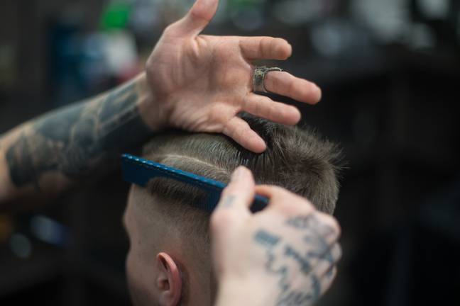 The preteen chose to go for a skin fade style. Credit: Pexels