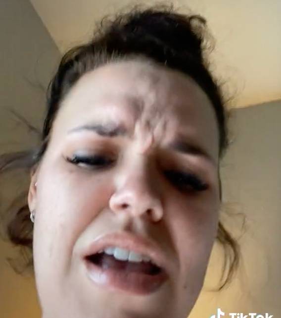 Katy Lorrell's cry out in pain has been remixed by multiple musicians on TikTok and subsequently gone viral. Credit: @katylorrell/TikTok