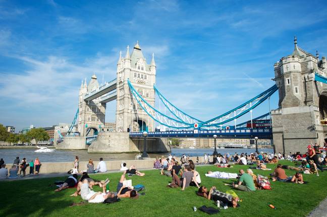 The UK could be treated to an Indian Summer ahead of Halloween because of an 'African plume' of air. Credit: PeskyMonkey/ Alamy Stock Photo