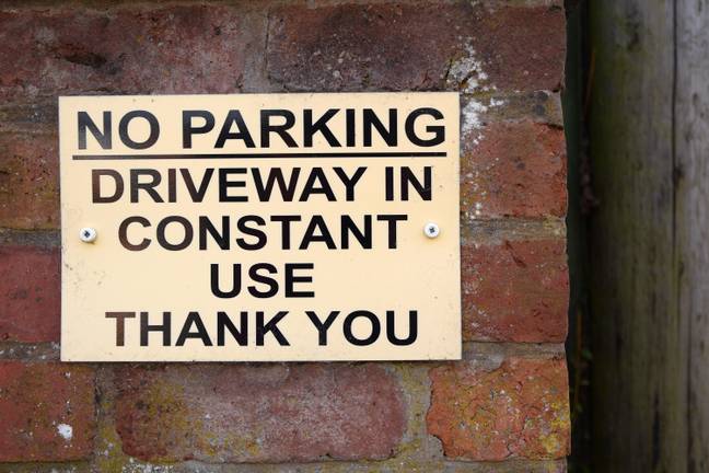This sign won't do any good if they have made their mind up. Credit: Alamy