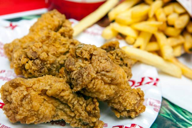 TrivDaily - Why Japanese people traditionally eat KFC at Christmas 60 Forget turkey, deep fried chicken is where it's at for many on Christmas. Credit: Alamy / Cum Okolo
