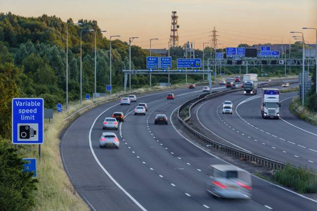 The photo was taken on the M5. Credit: Shutterstock 
