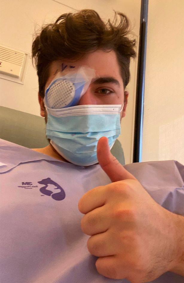TrivDaily - Man fell asleep with contacts in and flesh eating parasites ate his eye 48 He's trying to raise awareness for other contact lens users. Credit: Mike Krumholz