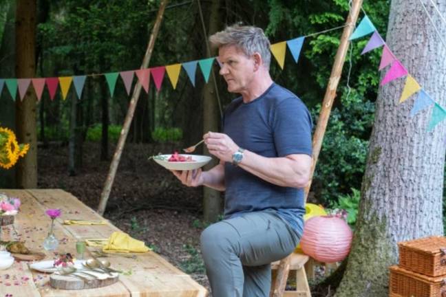 Gordon is left unimpressed when one team serves honey to a vegan. Credit: BBC/Studio Ramsay