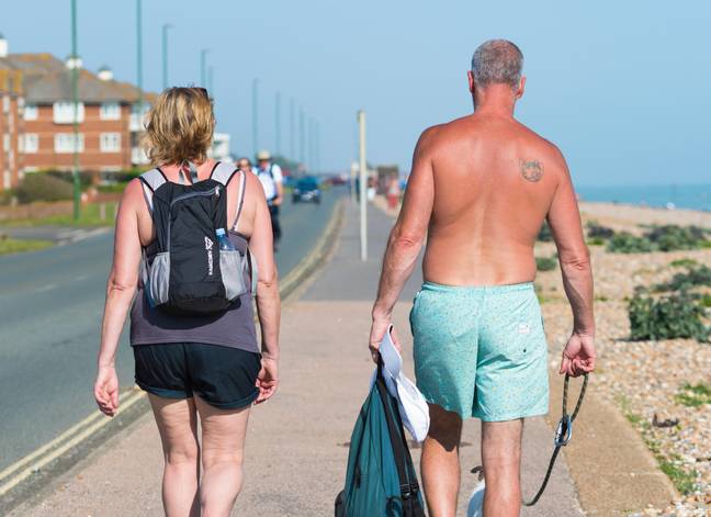 Women had mixed responses to the question of men walking around shirtless. Credit: Alamy