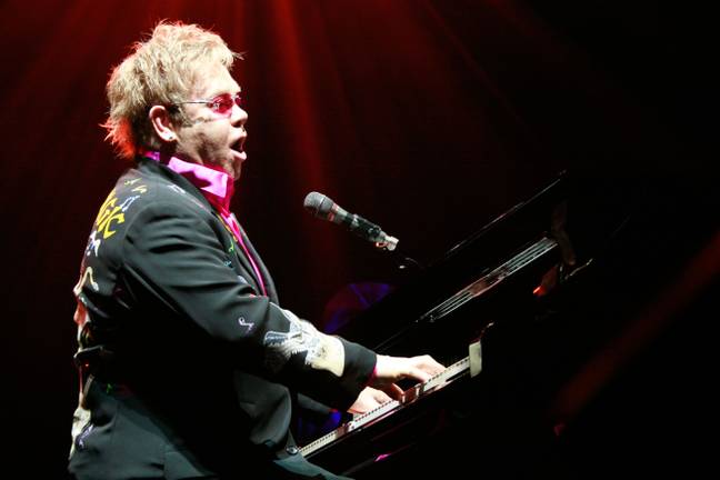 Elton John had multiple songs on the banned list. Credit: imageBROKER / Alamy Stock Photo