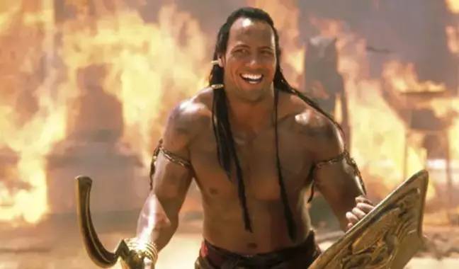 Johnson famously portrayed Mathayus, more commonly known as 'The Scorpion King'. Credit: Universal Pictures