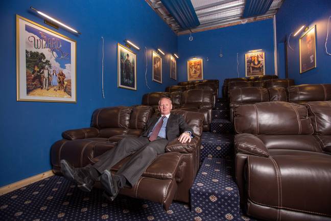 Graham Wildin's complex has been dubbed 'Britain's best man cave'. Credit: SWNS