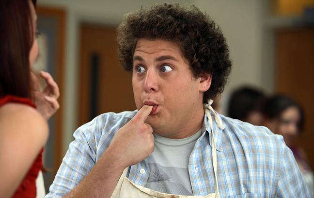 Jonah Hill used to make prank call CDs for Dustin Hoffman. Credit: Sony Pictures Releasing