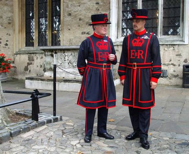 Beefeaters get to live in the Tower of London. Credit: Wikimedia Commons
