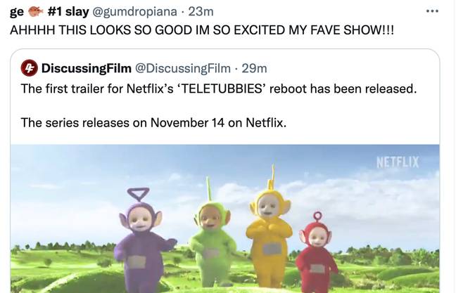 Some Netflix users can't wait for the new series. Credit: @gumdropiana/Twitter