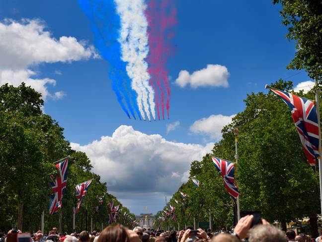 Trooping the Colour celebrates the monarch's Official Birthday. Credit: Gaertner / Alamy Stock Photo