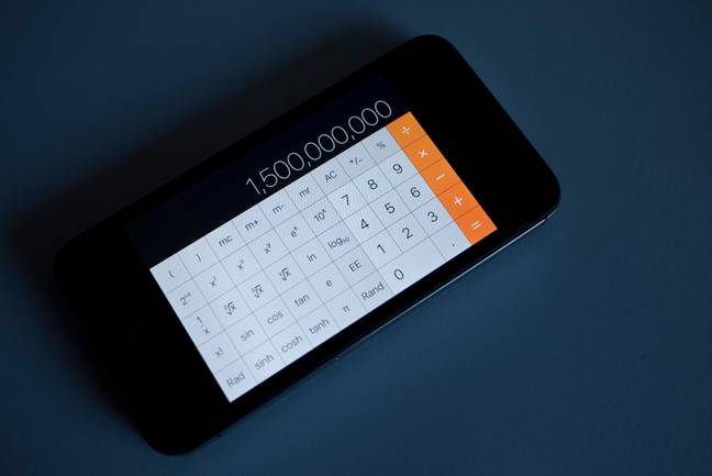You can also turn the app into a scientific calculator. Credit: jozef mikietyn/Alamy Stock Photo