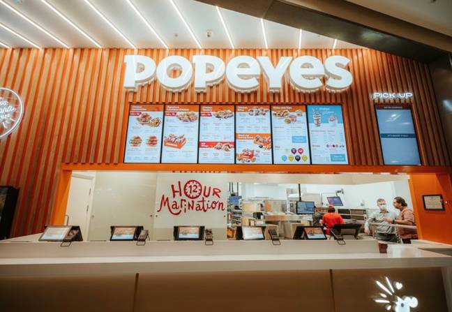 The chain has been a hit since it first opened in 2021. Credit: Popeyes 