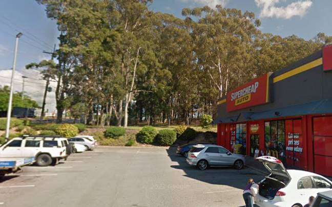 The alleged shoplifting took place at the Ashmore branch of Supercheap Auto. Credit: Google 