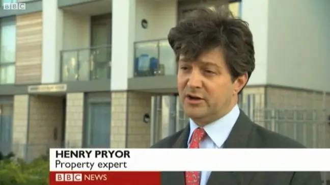 Buying agent Henry Pryor, who has 39 years working in the business, has weighed in on the crisis and says that first time buyers are ‘f**ked’ unless their parents already own a home. Credit: BBC