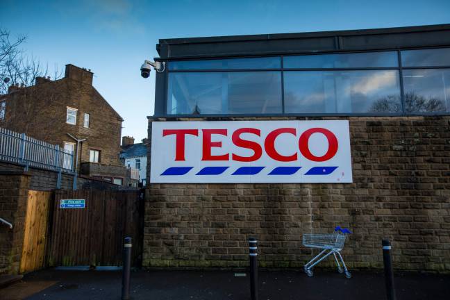 Tesco has followed other supermarkets in stopping sale of Russian products. Credit: Alamy