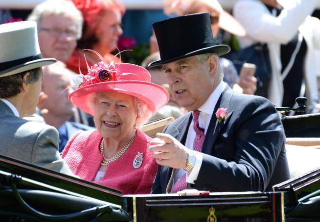 Prince Andrew with late mother, Queen Elizabeth II. Credit: Doug Peters/Alamy Stock Photo