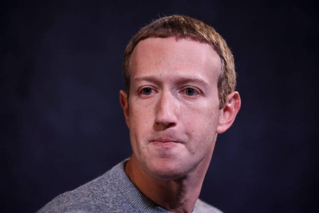 Zuckerberg, considering his losses (we assume). Credit: Simon Serdar / Alamy Stock Photo