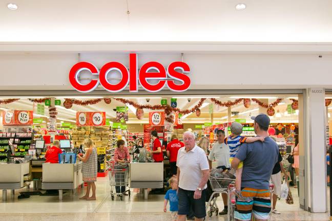 Coles... How COULD you!? Credit: martin berry / Alamy